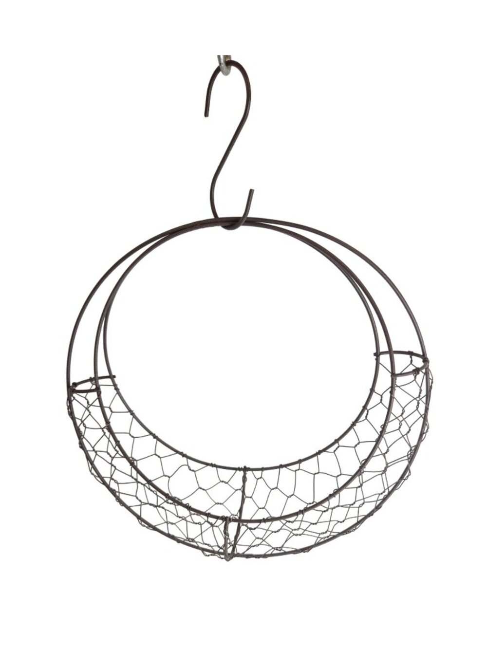 Metal Wire Hanging Basket Succulent Planter Garden Room Decor